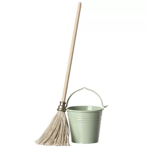 Maileg Poppenhuis Emmer En Mop - Mini - 23 Cm