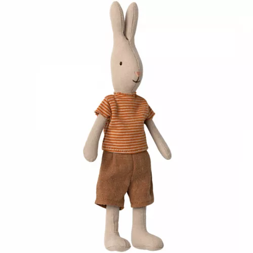 Maileg Knuffelkonijn Gestreept Shirt - Maat 1 - 24 Cm