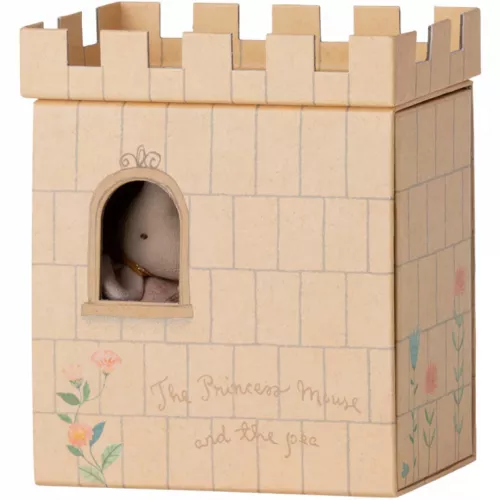 Maileg Knuffelmuis Grote Zus - Prinses Op De Erwt - Roze Jurk - 17 Cm - Afbeelding 4