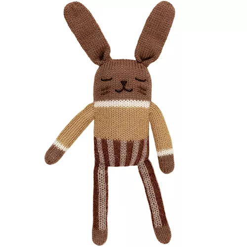 Main Sauvage Knuffelkonijn Sienna Striped Pants - 22 Cm
