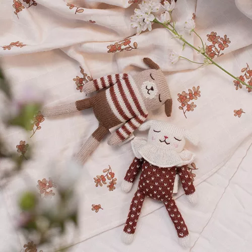 Main Sauvage Knuffellam Sienna Dots Pyjamas - 22 Cm - Afbeelding 3