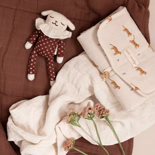 Main Sauvage Knuffellam Sienna Dots Pyjamas - 22 Cm - Afbeelding 4