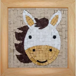 Neptune Mosaic Diy Mozaïek Met Lijst - Paard