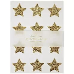 Meri-Meri Meri Meri Stickers Gouden Glittersterren - 120 St
