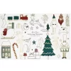 Meri-Meri Meri Meri Placemat Kerstkleurplaten - 8st