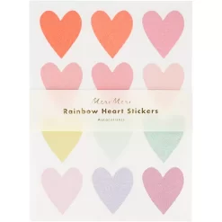 Meri-Meri Meri Meri Stickers Pastelglitter Harten - 120 St