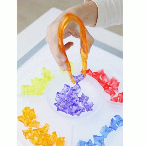 Miniland Transparant Gekleurde Pincet - Assorti - Afbeelding 3