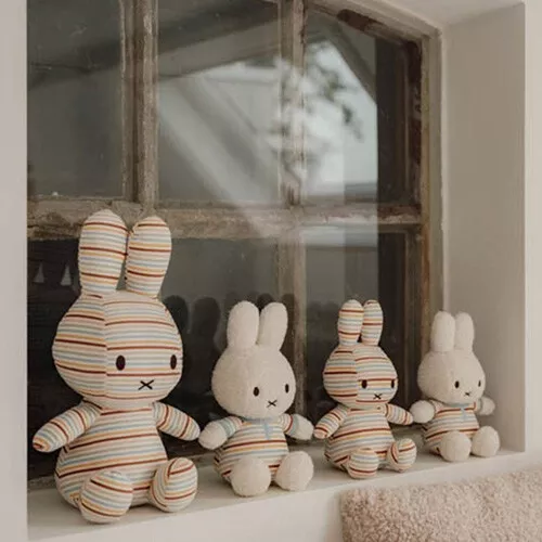 Little Dutch Knuffelkonijn Nijntje - Vintage Sunny Stripes - 35 Cm - Afbeelding 3