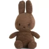 Nijntje-miffy Corduroy Knuffelkonijn 23 Cm - Bruin