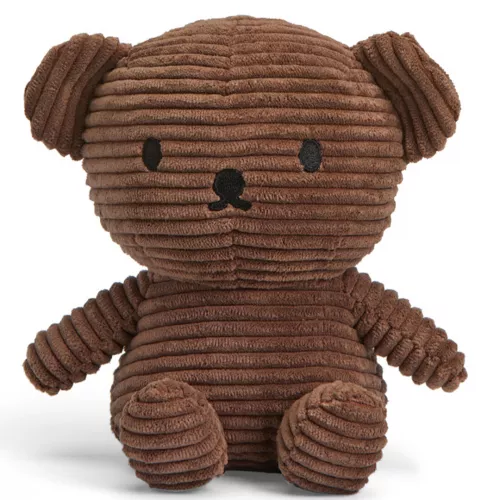 Nijntje-miffy Corduroy Knuffelbeer Boris 17 Cm - Bruin - Afbeelding 2