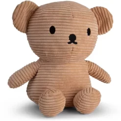Nijntje-miffy Corduroy Knuffelbeer Boris 24 Cm - Beige