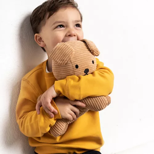 Nijntje-miffy Corduroy Knuffelhond Snuffie 30 Cm - Beige - Afbeelding 4