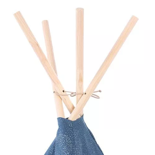 Nobodinoz Tipi Wigwam Phoenix - Gold Bubble Night Blue - Afbeelding 3