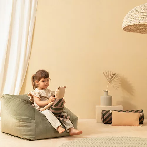 Nobodinoz Knuffelbeer Majestic - Green - 53 Cm - Afbeelding 4