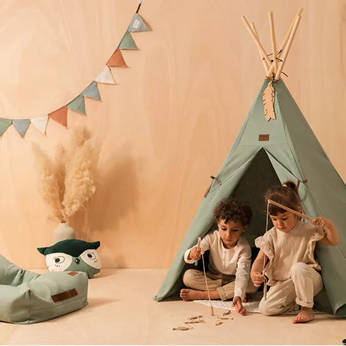 Nobodinoz Tipi Wigwam Nevada - Eden Green - Afbeelding 7