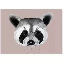 Nuukk Ansichtkaart Raccoon