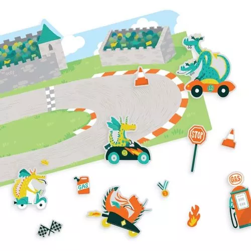 Ooly Herbruikbare Stickers - Drakenrace - Afbeelding 3