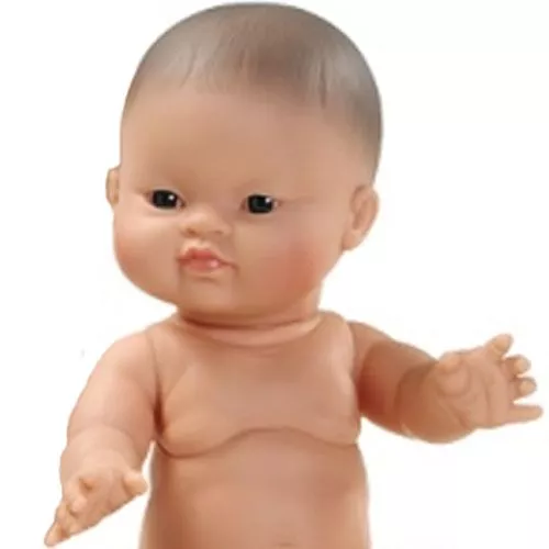 Paola Reina Babypop Gordi Jongen Met Bruine Ogen - Beltran - 34 Cm - Afbeelding 2