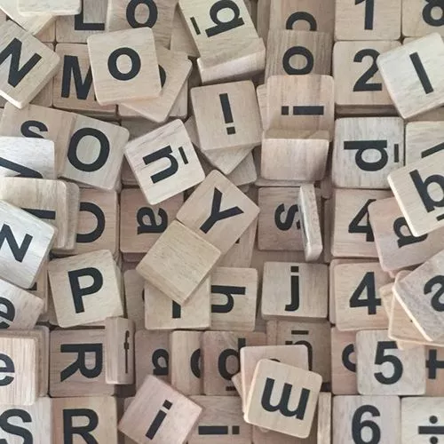 Papoose Toys Letters En Cijfers In Kistje - Groot - Afbeelding 2