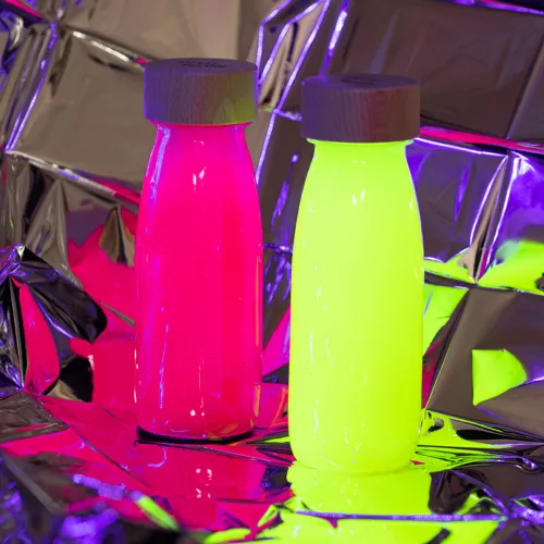 Petit Boum Sensorische Fles Float - Pink Fluo - Afbeelding 3