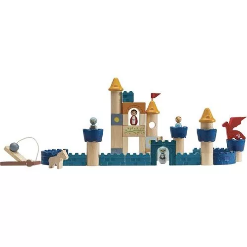 Plan Toys Bouwblokken Kasteel - 47st - Afbeelding 3