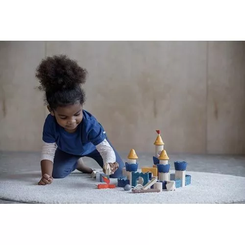 Plan Toys Bouwblokken Kasteel - 47st - Afbeelding 4