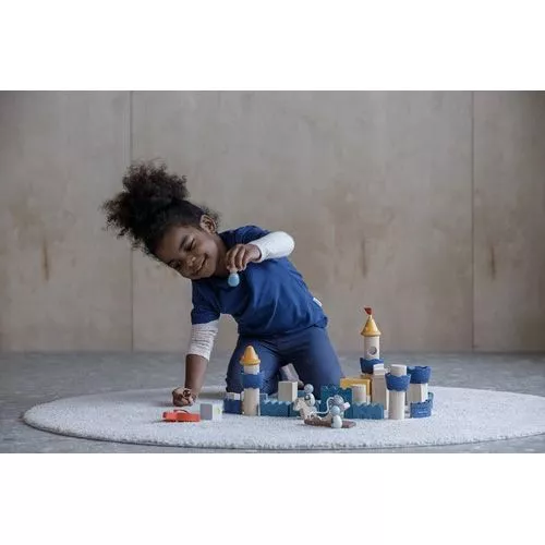 Plan Toys Bouwblokken Kasteel - 47st - Afbeelding 6