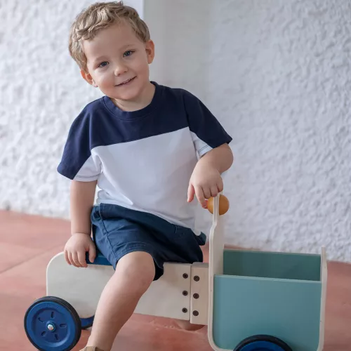 Plan Toys Loopfiets Bezorgfiets - Orchard - Afbeelding 2