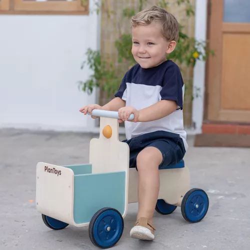 Plan Toys Loopfiets Bezorgfiets - Orchard - Afbeelding 3