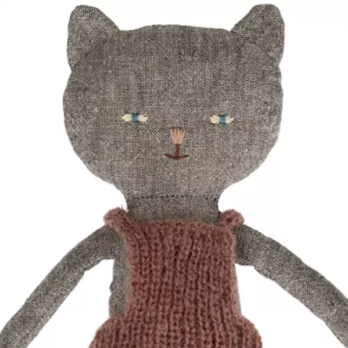Maileg Knuffelpoes Chatons - Grey - 23 Cm - Afbeelding 2