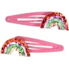 Rex London Haarspeldjes Rainbow Glitter - 2st