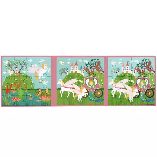 Scratch Europe Magnetisch Puzzelboek Prinses - 2x20st - Afbeelding 3