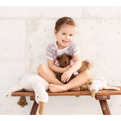 Senger Warmteknuffel Gans - Wit - 80 Cm - Afbeelding 2