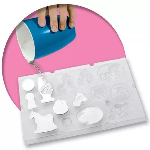 Ses Creative Gips- En Verfpakket - Fantasiepaarden - 14st - Afbeelding 2