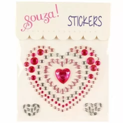 Souza For Kids Fun Stickers Hart - Roze