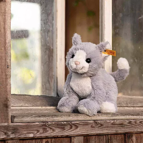 Steiff Knuffelpoes Cassie Cat - 26 Cm - Afbeelding 6