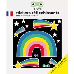 Rainette Reflecterende Stickers - Regenboog