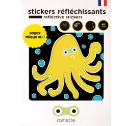 Rainette Reflecterende Stickers - Octopus