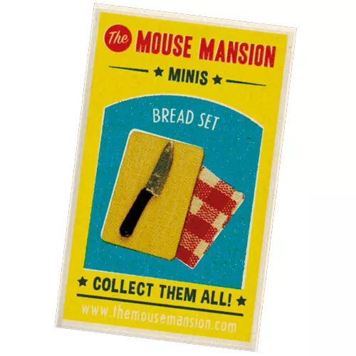 Studio Schaapman Muizenhuis Mini's - Broodplank, Mes En Theedoek