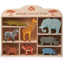 Tender Leaf Toys Safaridieren - 8 St