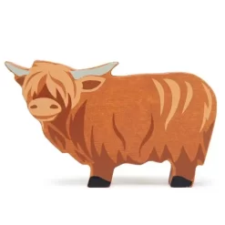 Tender Leaf Toys Hoogland Koe - 7 Cm