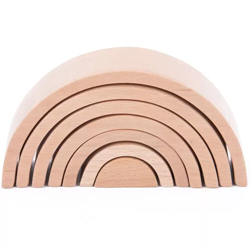 Tickit Stapelvormen Regenboog - 7st - Afbeelding 2