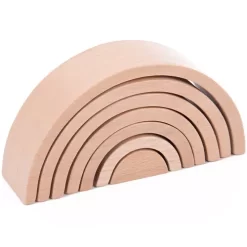Tickit Stapelvormen Regenboog - 7st