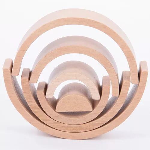 Tickit Stapelvormen Regenboog - 7st - Afbeelding 4