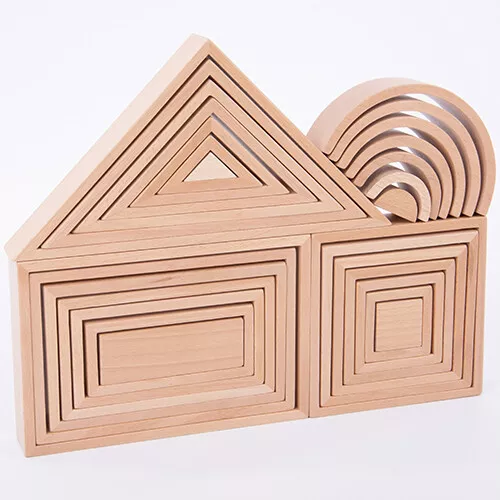 Tickit Stapelvormen Regenboog - 7st - Afbeelding 6