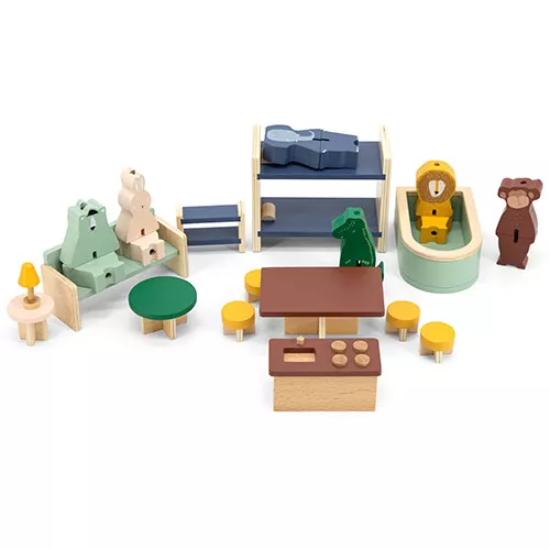 Trixie Poppenhuis Met Meubels - Afbeelding 3