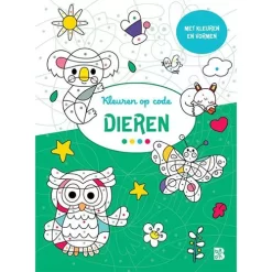 Uitgeverij Ballon Kleuren Op Code - Dieren