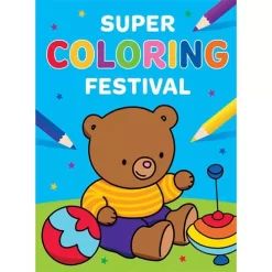 Uitgeverij Deltas Kleurboek Super Coloring Festival - Beer