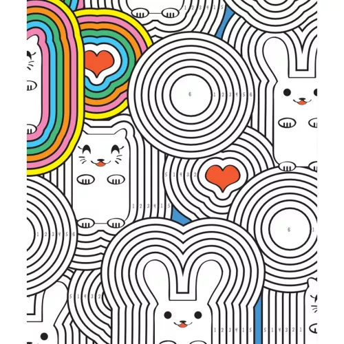 Uitgeverij Deltas Kleuren Op Nummer - Funny Coloring Unicorn - Afbeelding 3