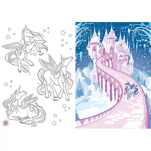 Uitgeverij Usborne Krasplaatjesboek Eenhoorns - Afbeelding 4